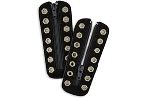 Soletec Leather Lace-in Boot Zipper Inserts for All Brands, Tieless Shoe Laces