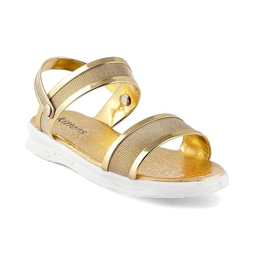 girls gold sandals