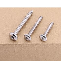 M4 x 25mm (60 pcs) Flat Head Socket Cap Wood