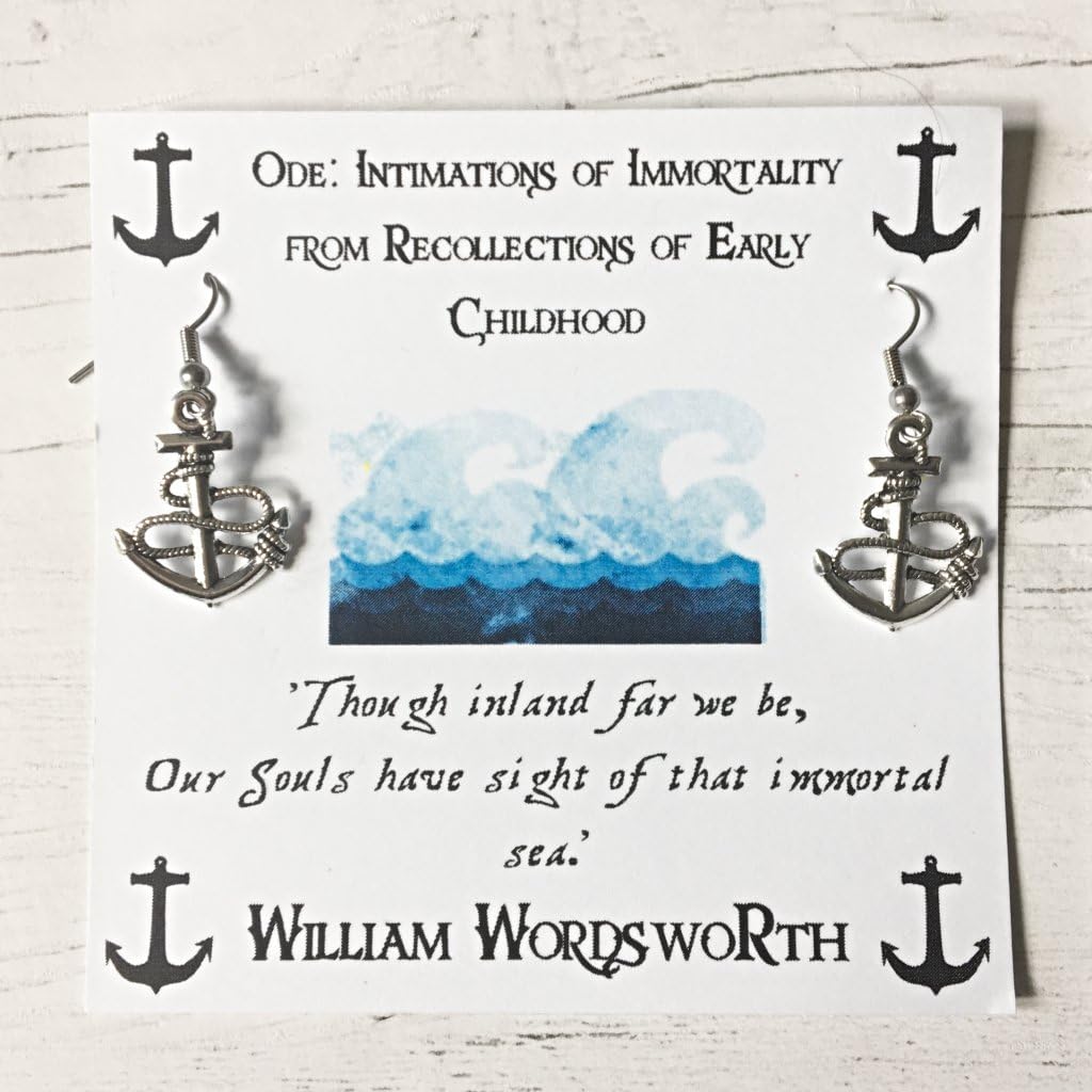 William Wordsworth Anchor Earrings