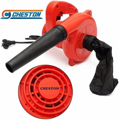 Cheston CHB-20REDVACUUM 600 W Plastic Electric Air Blower Dust PC Cleaner (Red)