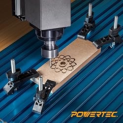 POWERTEC 8PK T-Track Hold Down Clamp with