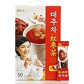 Damtuh Jujube Tea (Red Date Tea) – Traditional Korean Herbal Blend with Walnuts & Almonds, 50 Sticks