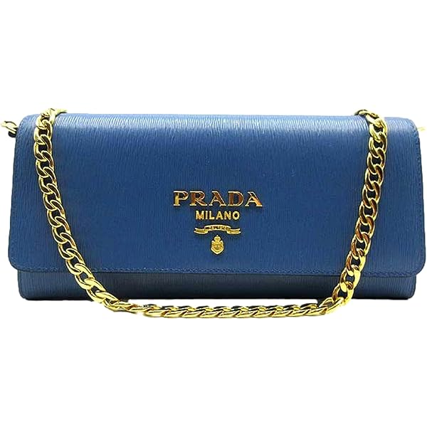 Amazon.com: Prada Vitello Move Black Leather Long Envelope Wallet