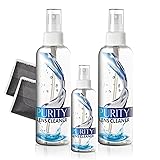 Purity Eyeglass Lens Cleaner Kit - 2 x 8oz and 1 x
