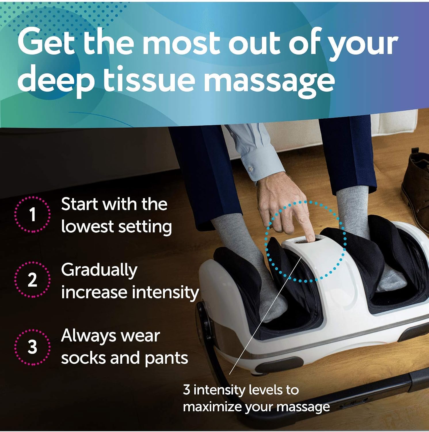 Cloud Massage Shiatsu Foot Massager Machine -Increases Blood Flow Circulation, Deep Kneading, with Heat Therapy -Deep Tissue, Plantar Fasciitis, Diabetics, Neuropathy: Health & Personal Care