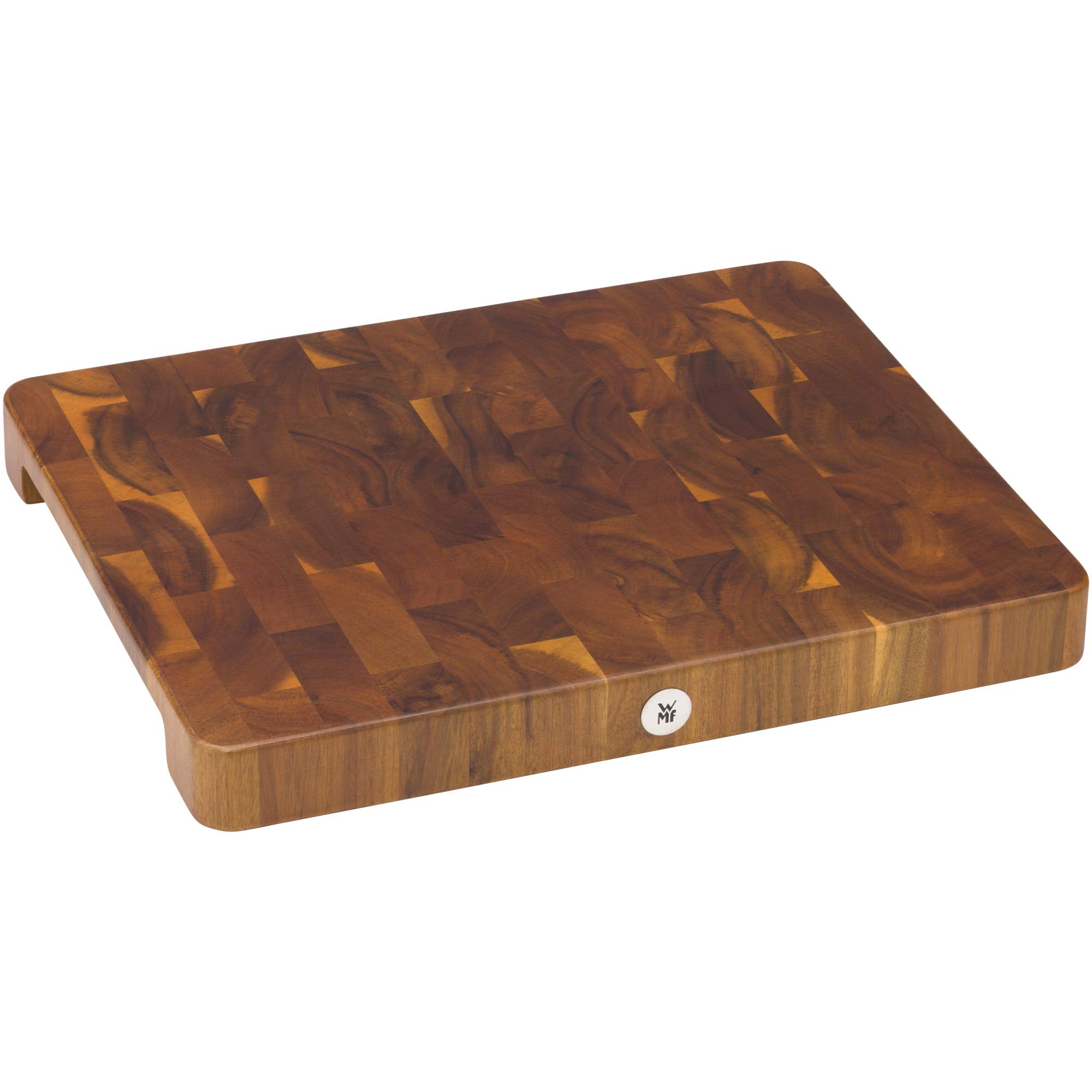 WMF XL Chopping Board 40 x 32 x 4 cm, Wood, Acacia Wood, Gentle on Blades, Large Work Surface, Endwood Effect