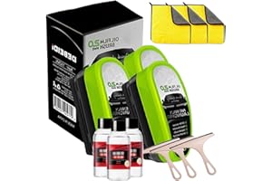 JISLRJ Cleaner Vision Glass Cleaner, 2025 Upgrade Cleaner Vision Car Windshield Cleaner, Oil Film Cleaning Brush, Prevents Rain and Fog Cleaning Glass Brush (1pcs)