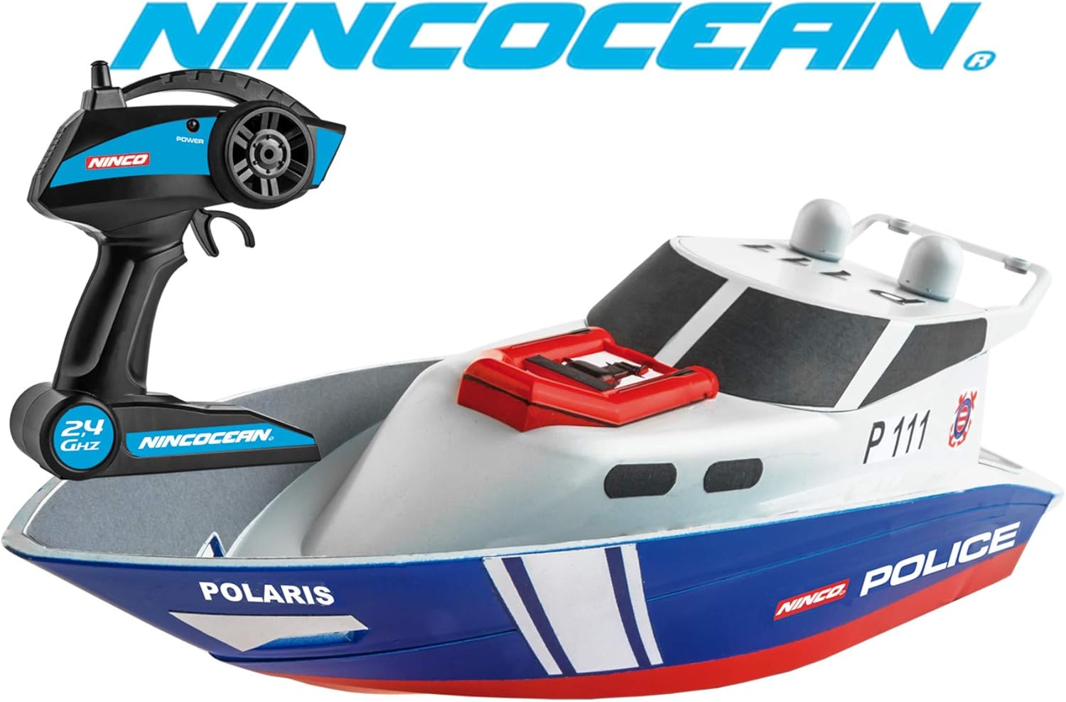 Ninco NincOcean. Remote Control Police Boat, from 6 Years Old (NH99032