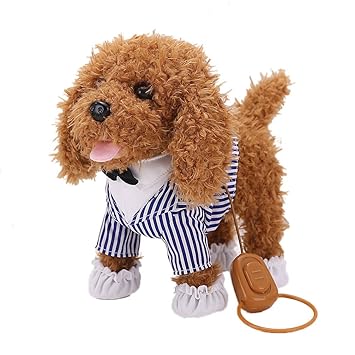 dancing dog toy on leash