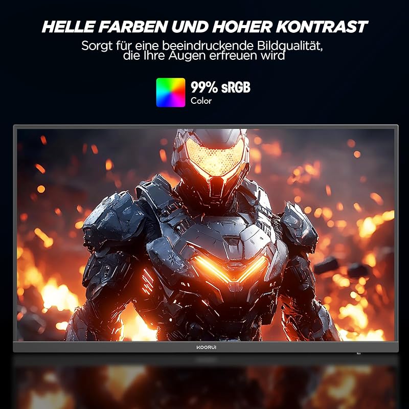 Gaming Monitor 24 Zoll, 170Hz Bildschirm FHD Adaptive Sync HDMI 1.4