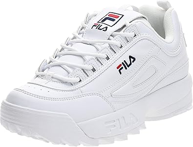 white shoes fila sneakers