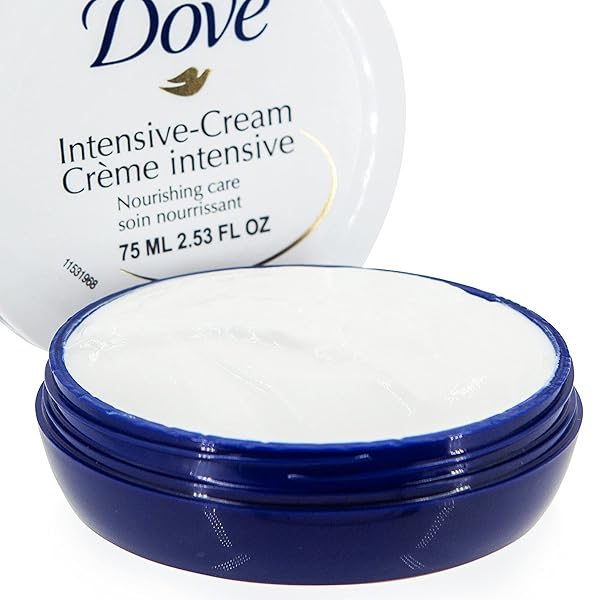 DOVE NOURISHING BODY CARE FACE, HAND AND BODY RICH NOURISHMENT CREAM FOR EXTRA DRY SKIN WITH 48 HOUR MOISTURIZATION, 2.53 FL OZ