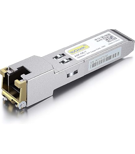 Amazon.com: 10Gtek 𝟭.𝟮𝟱/𝟮.𝟱/𝟱/𝟭𝟬𝗚-𝗧 𝗦𝗙𝗣+ 𝘁𝗼
