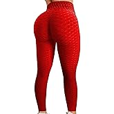 SEASUM Women's High Waist Yoga Pants Tummy Control Slimming Booty Leggings Workout Running Butt Lift Tights