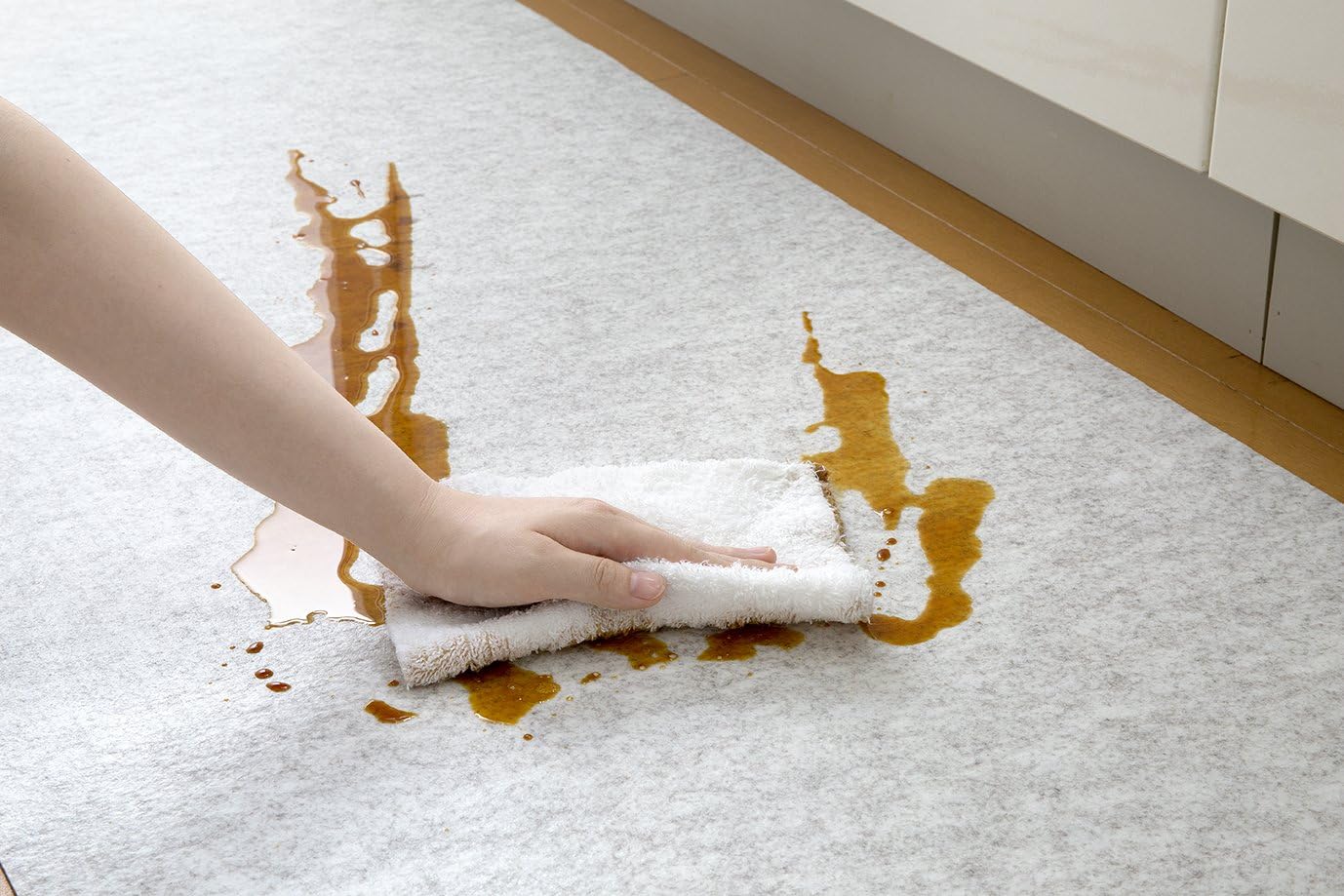 サンコー大理石調キッチンマット