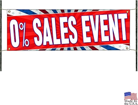 Amazon Com O Sales Event Promotion Discount Offer Vinyl Banner