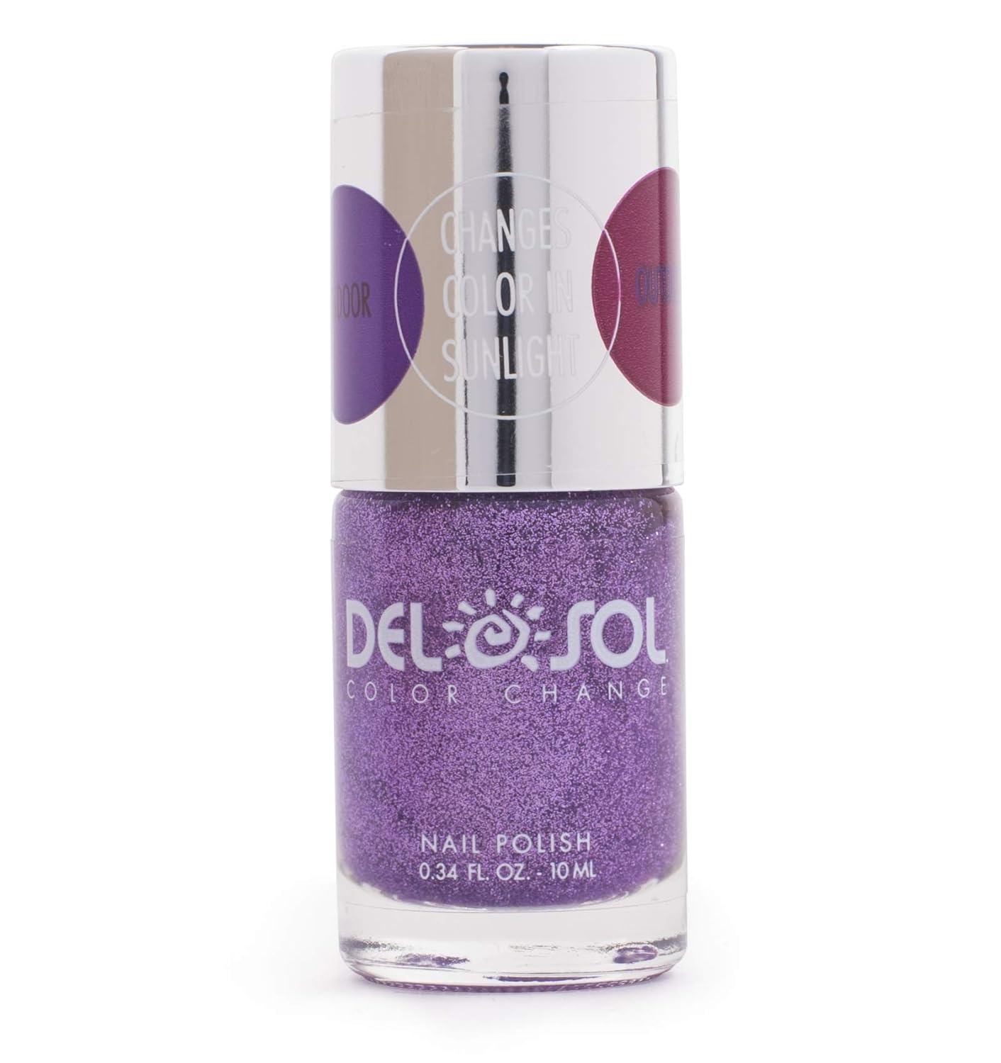 Del Sol Color Changing Nail Polish, Quick Dry Lacquer that