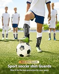 Upgraded Soccer Shin Guards for Kids Youth, CE