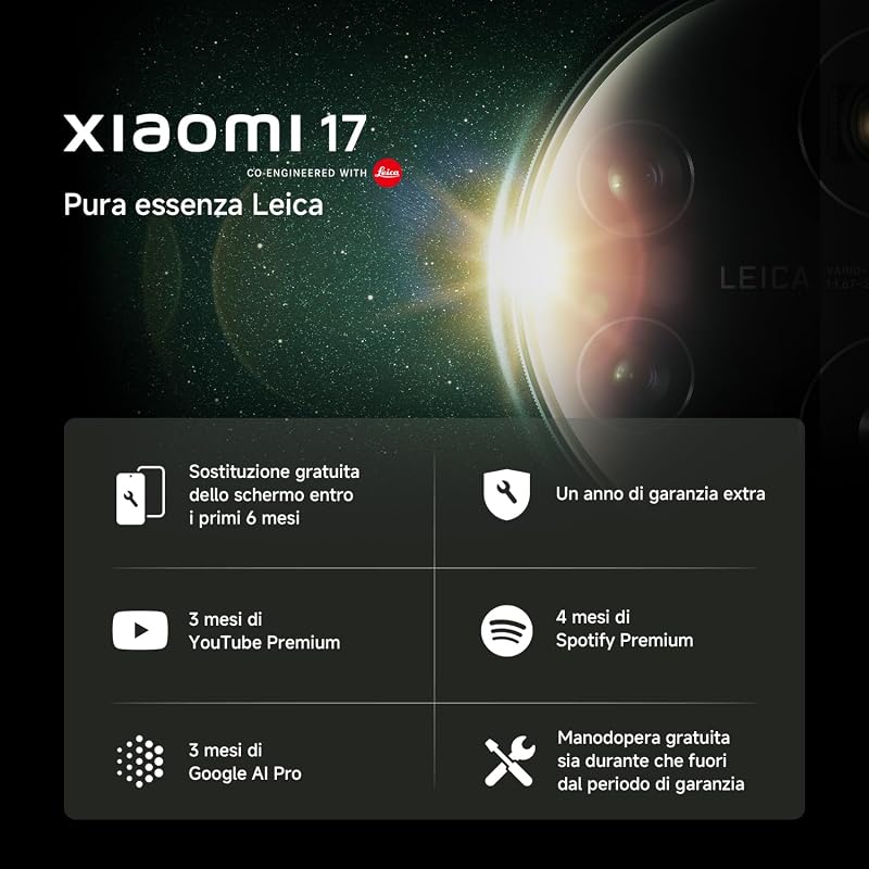 17, Smartphone 12+512 GB, Black, Lenti Leica Summilux