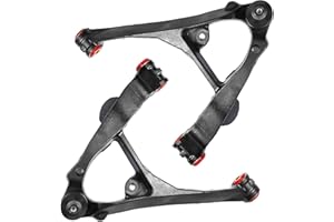 PRAOENTS Front Lower Control Arms with Polyurethane Bushings for 1999-2006 Chevy Silverado GMC Sierra 1500, 2000-2006 Suburban 1500 Tahoe Yukon/Yukon XL 1500, 2002-2006 Avalanche 1500 Escalade/Ext
