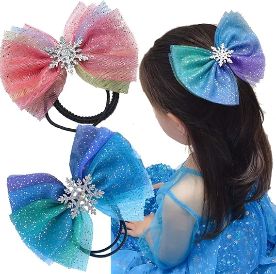 Amazon Co Jp Oujyo 白雪姫風 ヘアゴム 髪ゴム子ども ハロウィーン飾り クリスマス 新年ヘアアクセサリー女の子おしゃれ レース ギラギラ雪花 白雪キュート髪飾り かわいい演出ヘア飾り お祝いギフト 成人式 七五三ヘア飾り ビューティー