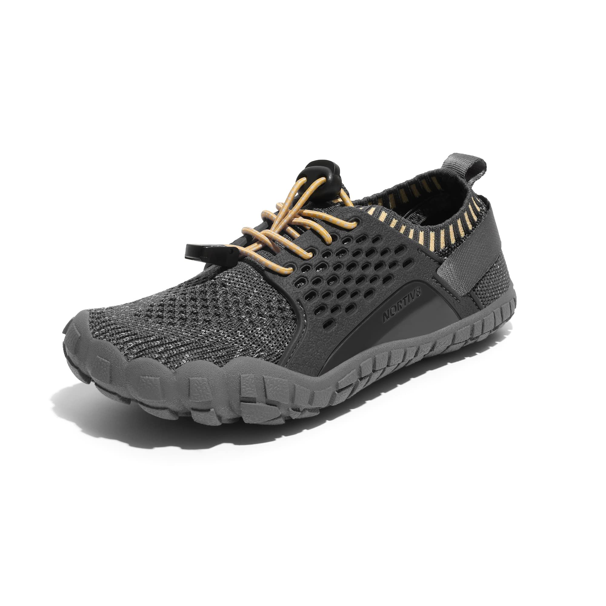 Photo 1 of NORTIV 8 Kids Water Shoes, Lightweight Quick Dry Barefoot Athletic Aqua Sports Shoes for Boys & Girls, Outdoor, Summer,Size 3 Little Kid,Dark Grey,Aqua