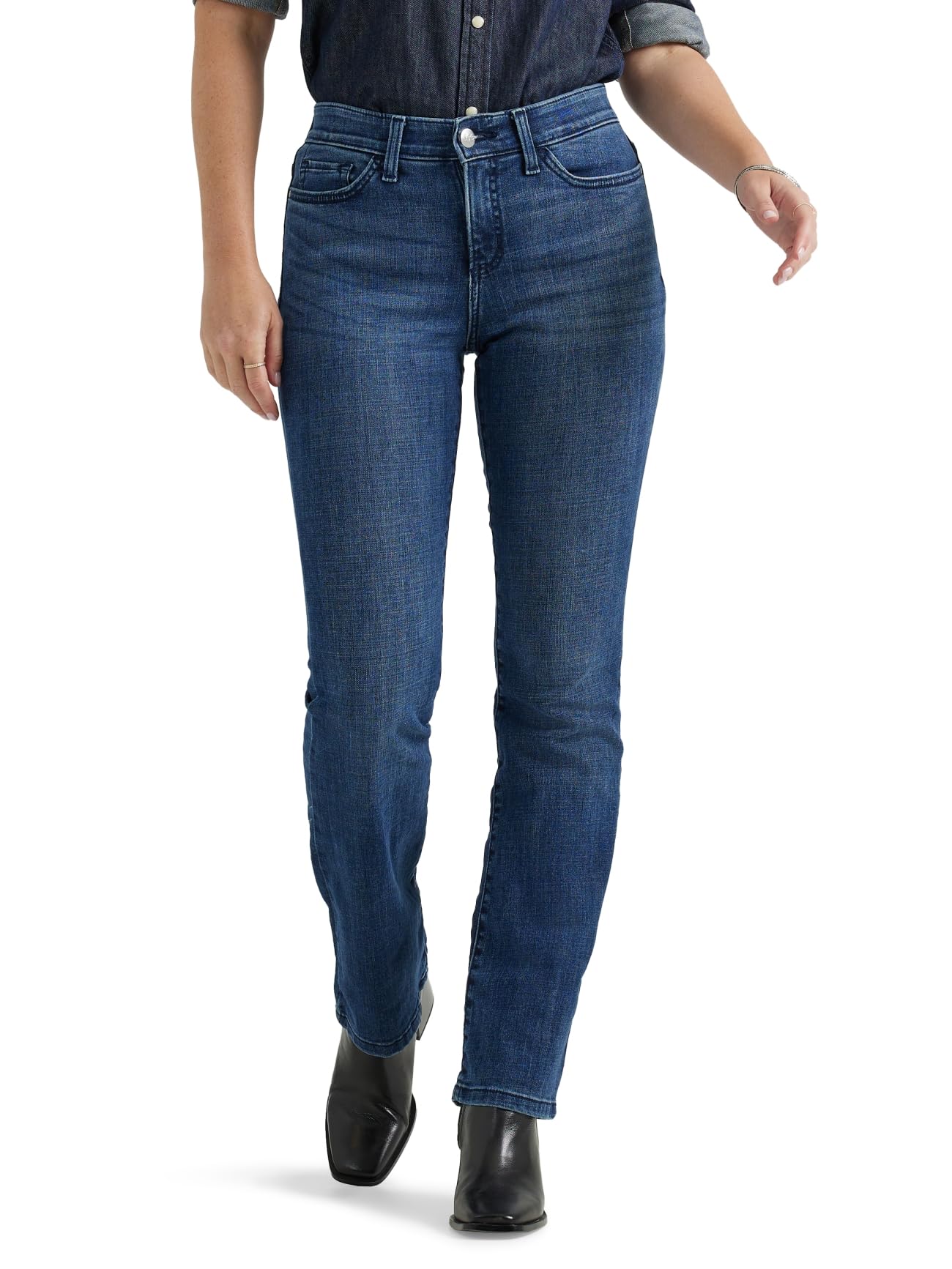 Lee Women’s Ultra Lux Comfort with Flex Motion Bootcut Jean Open Seas 10 Long