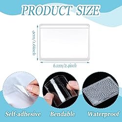 Jeyiour 100 Pcs Label Holders Adhesive Nameplate