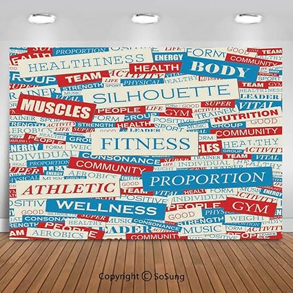 Amazon Com 10x15ft Vinyl Fitness Backdrop For Photography