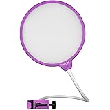 POP SHIELD USA pop filter Studio Microphone Mic Wind Screen Pop Filter Swivel Mount 360 Flexible Gooseneck Holder, Framed Purple ( Ultra Violet) on White