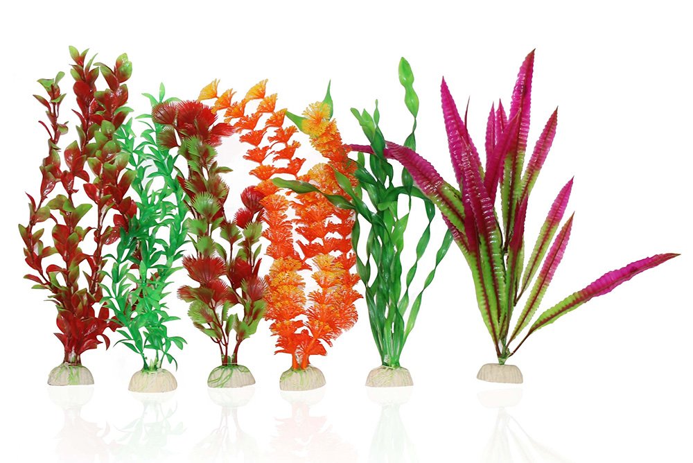 Aqua One Plastic Plant, 30 cm, Pack of 6