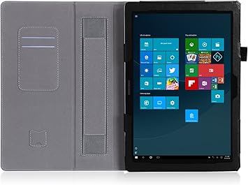 Galaxy Tabpro S Etui Isin Premium Pu Smart Folio Housse Etui Cover Avec Support Pour Samsung