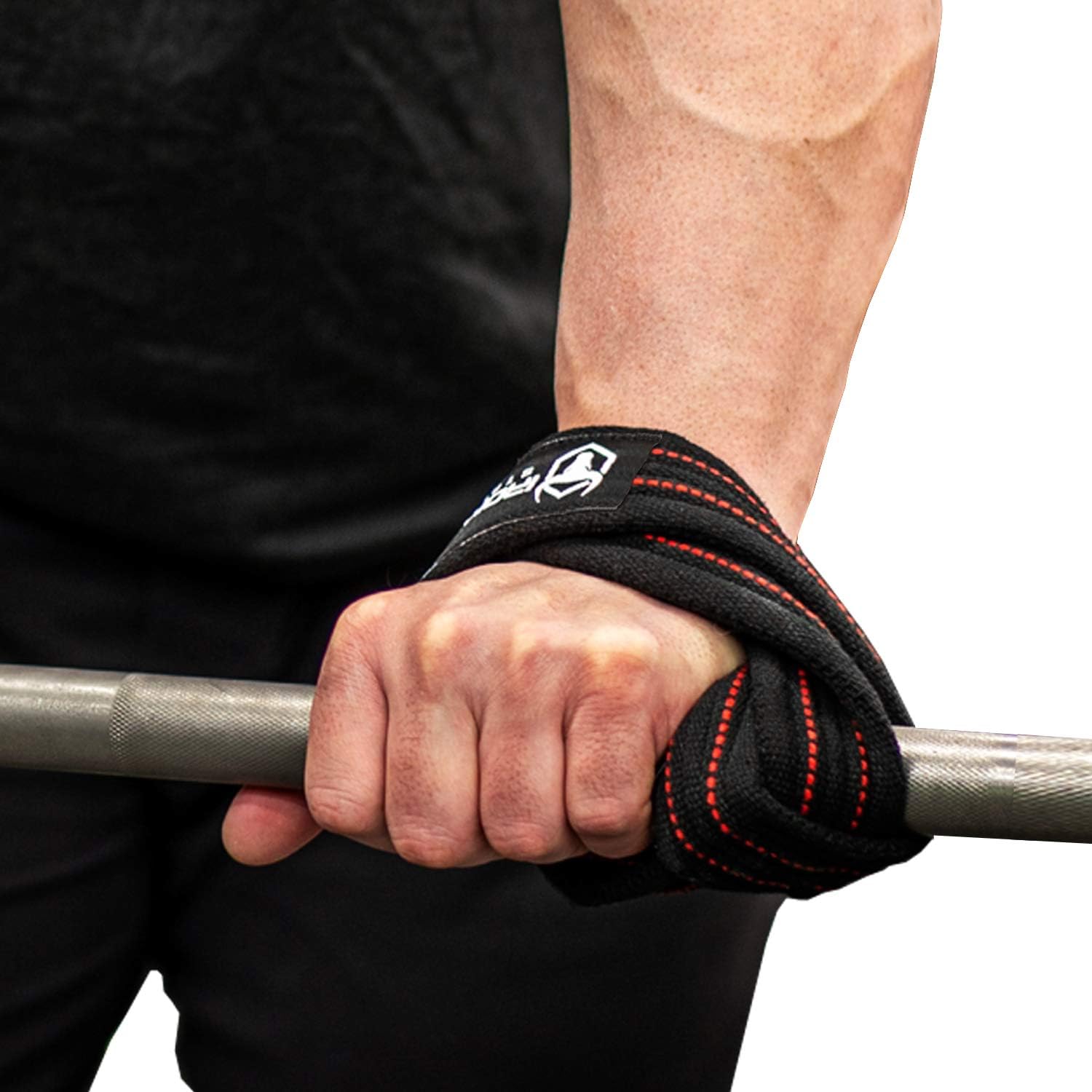 Iron Bull Strength Heavy Duty Lifting Straps for Deadlift - Figure 8 Wrist Straps for Heavy Weight Lifting, Strongman, Powerlifting, Workout and Weightlifting - for Men : Sports & Outdoors