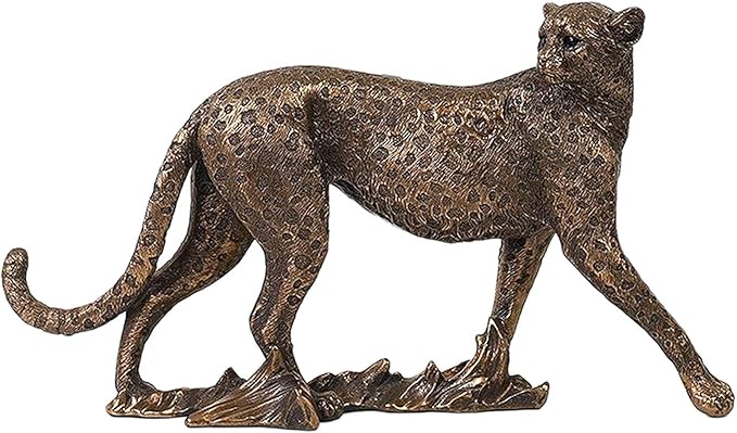 LOVIVER Estatuillas de Leopardo Decorativas, Acentos de decoración del