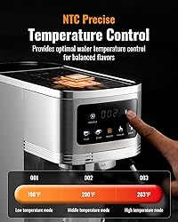 SHARDOR Espresso Machine 20 Bar, Professional