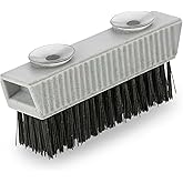 Grip Clean Heavy Duty Stiff Bristle Nail Brush For Cleaning Fingernails | Heavy Duty Nail Brush With Extra Stiff Bristles, Nail Scrubber Brush With Suction Cup Backing For Cleaning Fingernails