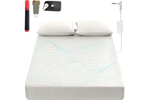 SAYORG Grounding Sheets King, 90% Organic Cotton+ 10% Pure Silver Fiber,Grounded Bed Sheet Kit, Deep Pocket Grounded Bed Sheet, Relieves Pain - Used for Healthy Sleep Therapy (White, King)