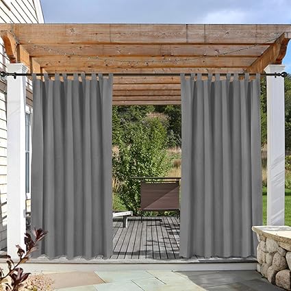 Amazon Com Cololeaf Waterproof Pergola Outdoor Curtain Panel