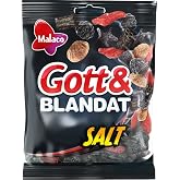 Malaco Gott &amp; Blandat Salt &ndash; Liquorice Mix 150g