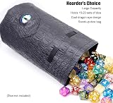 Haxtec Standing Dragon Eye Dice Bag Blue L Brand New view 2