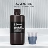 ELEGOO 8K ABS-Like 3D Printer Resin 2KG Space Grey Low Viscosity view 6