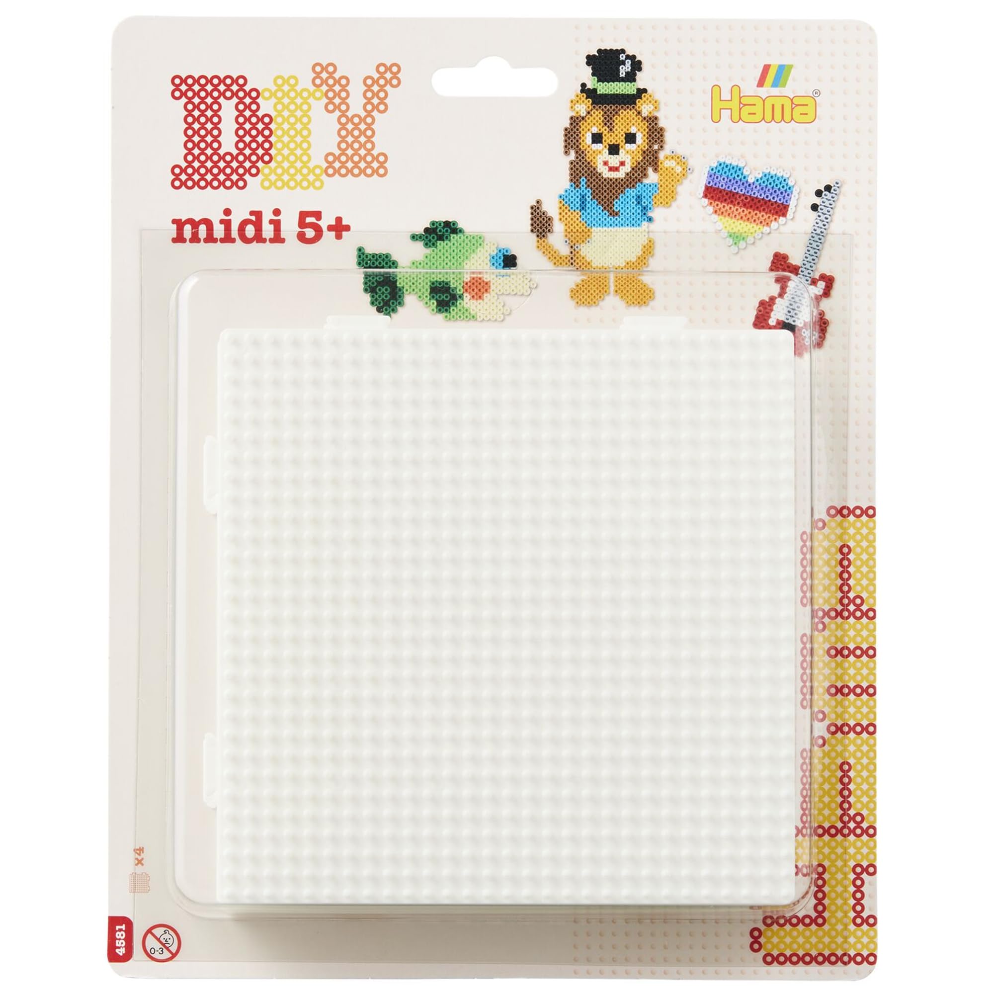 Hama Four Large Square pegboard Set
