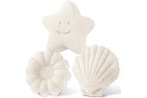 PALPROT Konjac Baby Bath Sponge for Bathing, Kids Bath Sponge with Cute Shapes, Organic & Natural Konjac Baby Bath Sponge for Newborn Infants, Toddler Shower Time, Konjac Sponge for Boy Bathing Face Washing