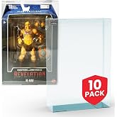 EVORETRO Action Figure Protector Case for Motu Revelation Box with Hanger | 10 Pack | 0.40mm Thick | Crystal-Clear PET | Impact-Resistant | Custom Fit: 18.5 x 7.3 x 27.2 cm | Stackable