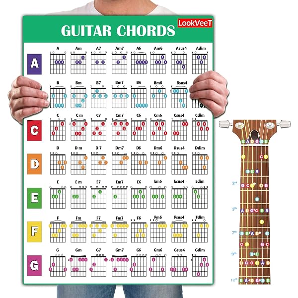 Guitar Chords And Scales Poster