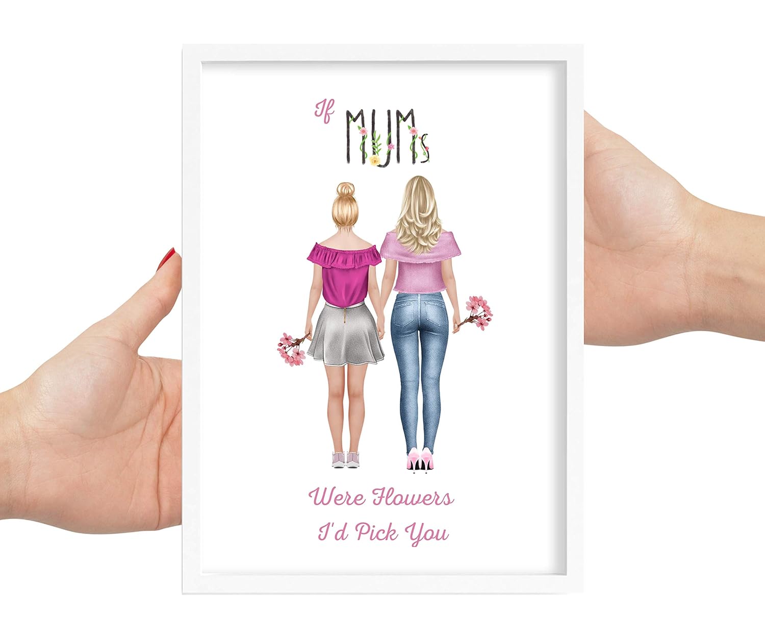 Personalised Mum and Daughter Gift, Birthday Presents for Mum from