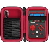 Aenllosi Hard Carrying Case Compatible with Blaze Atari/Technos/Taito/Capcom Super/Neo-Geo/Data East Pocket Arcade Gaming Handhled, Red (Case Only)