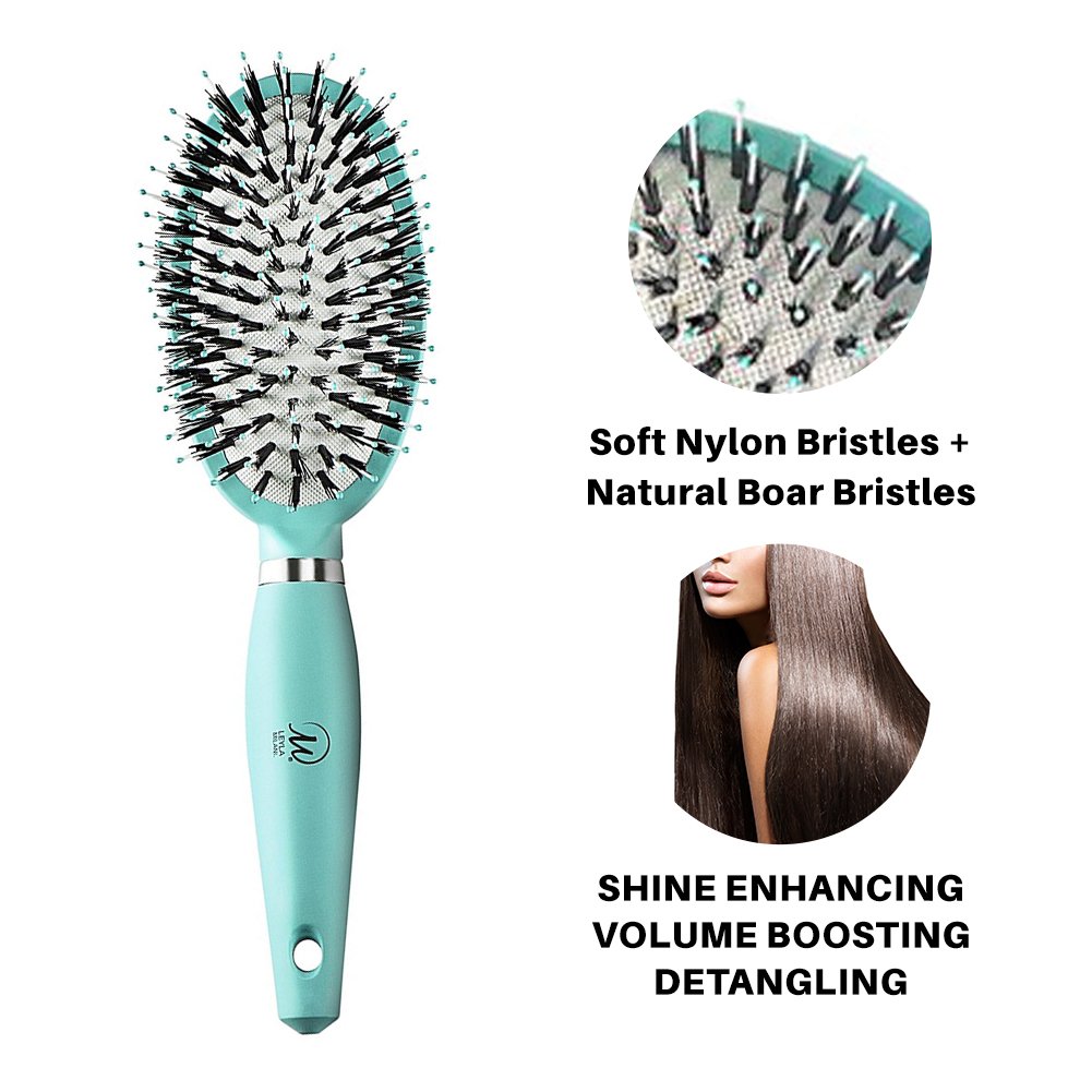 Leyla Milani Hair Detangler Brush Miracle Brush Human Hair Brushes