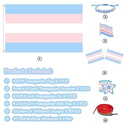 MEPLUM Pride 3x5 FT FTM Transgender Trans Flag
